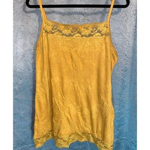 Maurices Plus Size Solid Lace Crinkle Cami